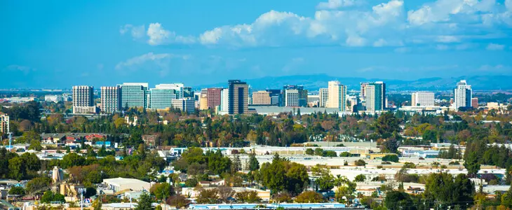 A scenic view of San Jose, California